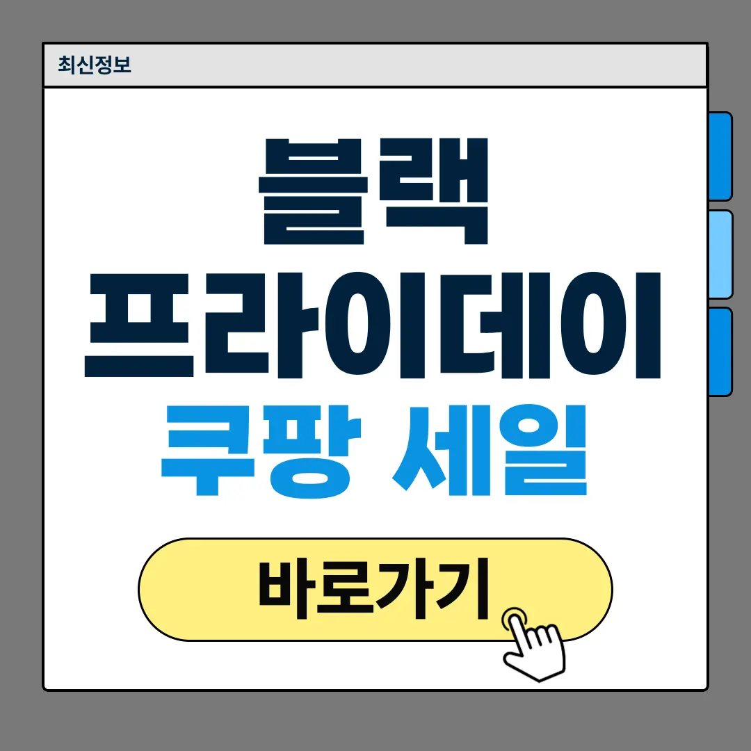 쿠팡 블랙프라이데이