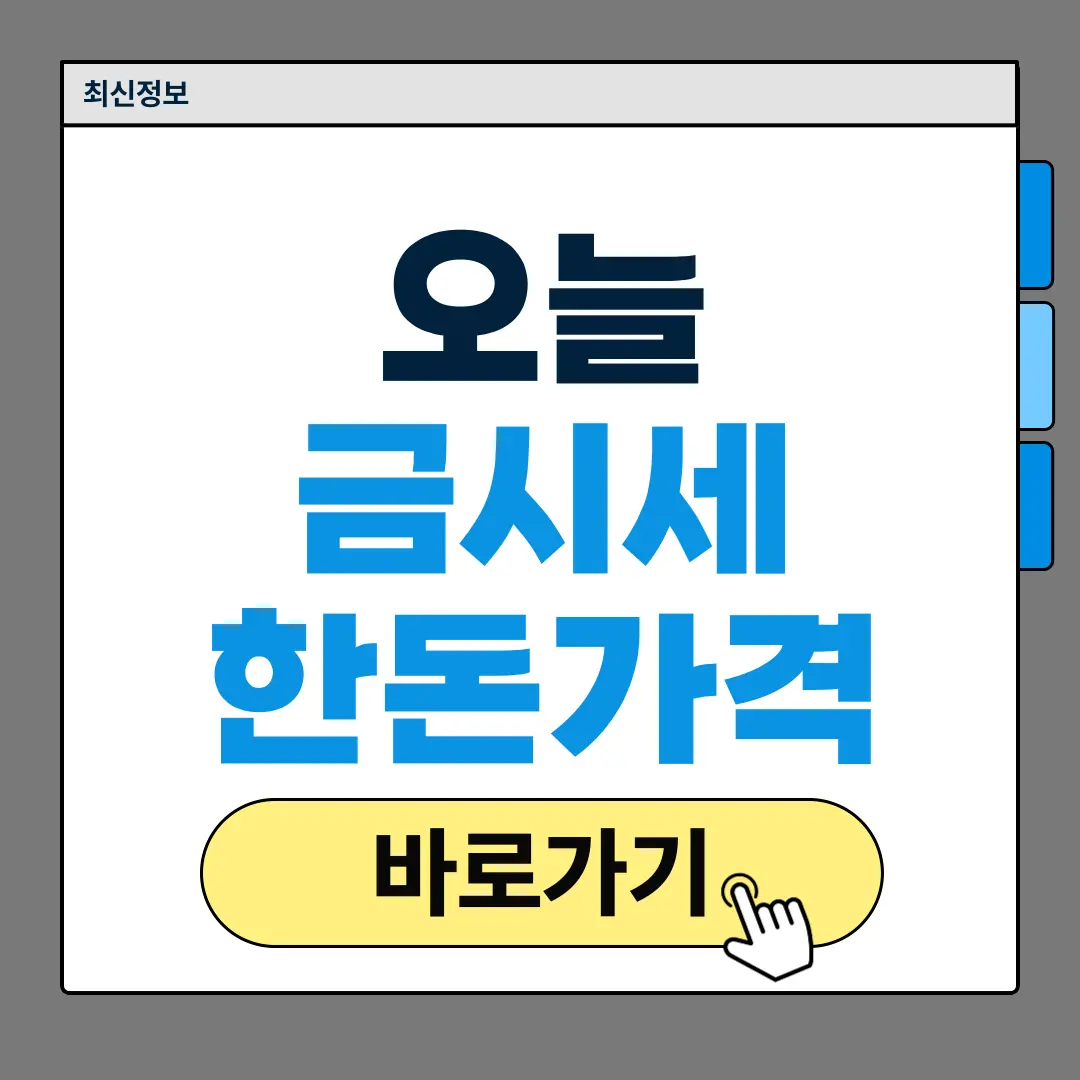 오늘의 금시세